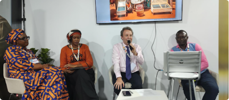 Panel discussion featuring clean cooking solutions and sustainable development initiatives