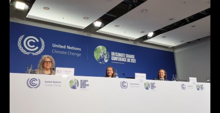 SCI COP26 press conference with REN21 discussing solar cooking and renewable energy