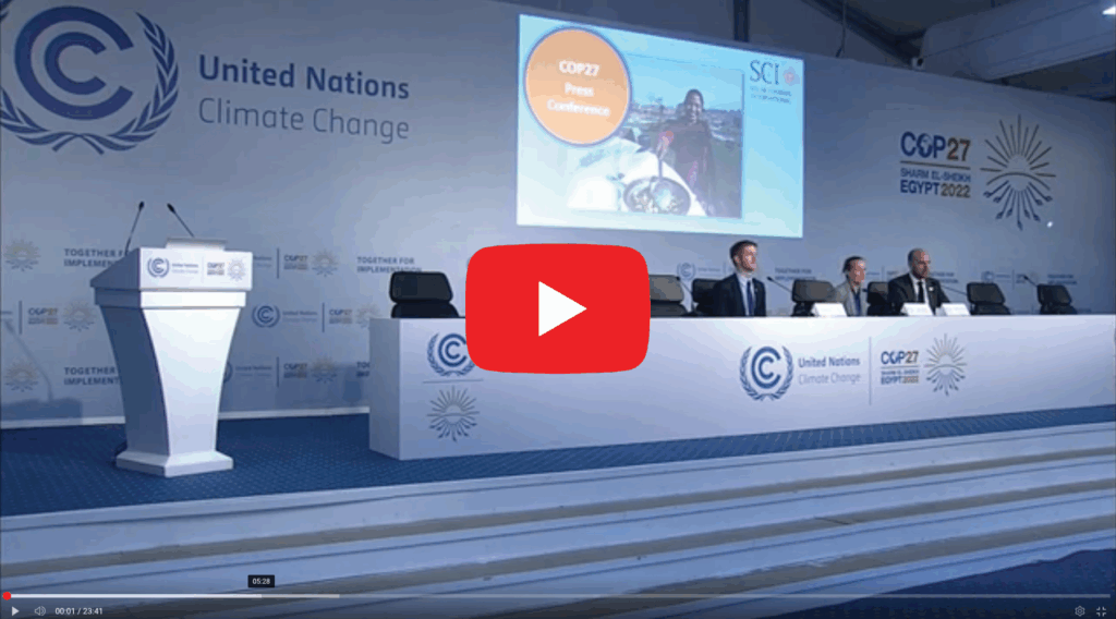 Solar Cookers International COP27 event highlighting climate technology and solar cooking innovation
