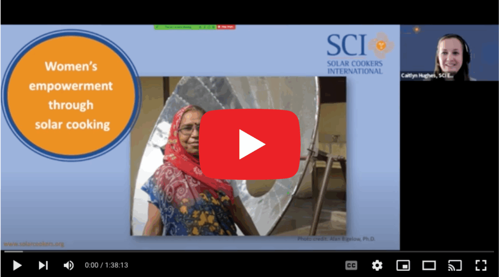 Solar Cookers International speakers advocating for women's health through solar cooking at CSW Forum