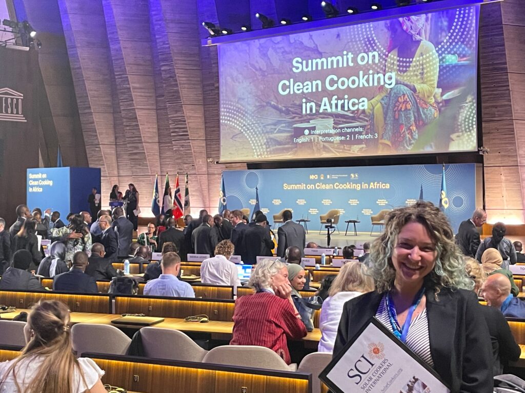 SCI at the Clean Cooking in Africa Summit in Paris promoting solar cooking solutions
