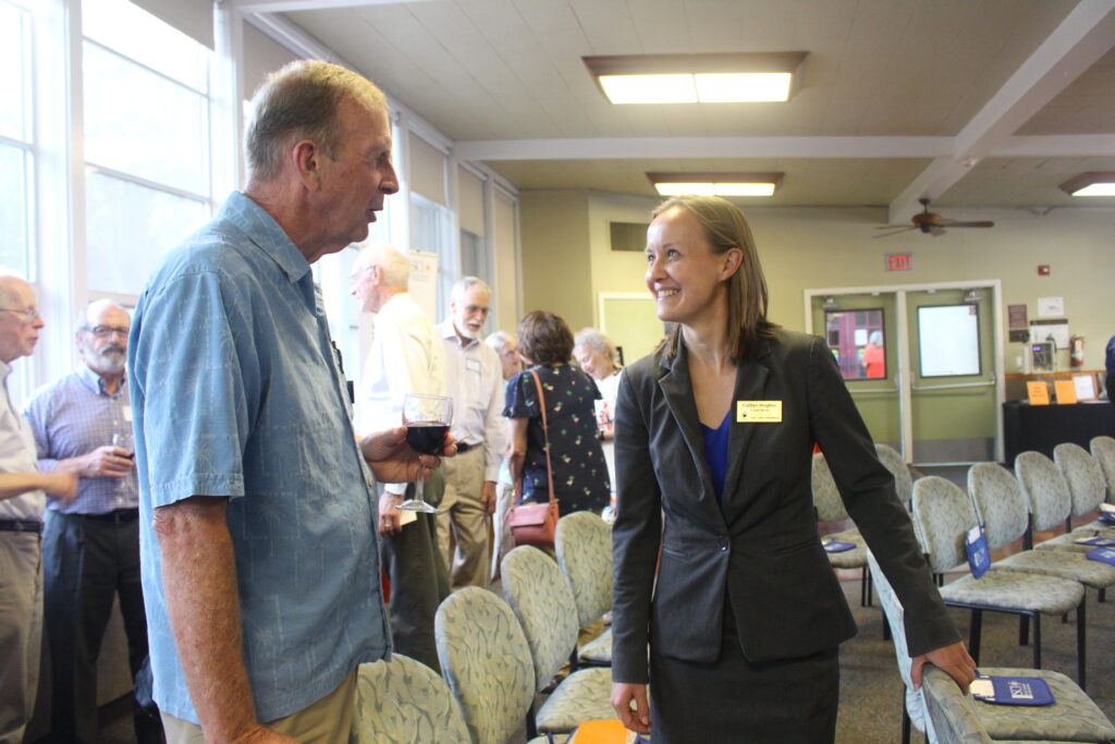 Portrait of Caitlyn Hughes, Executive Director of Solar Cookers International