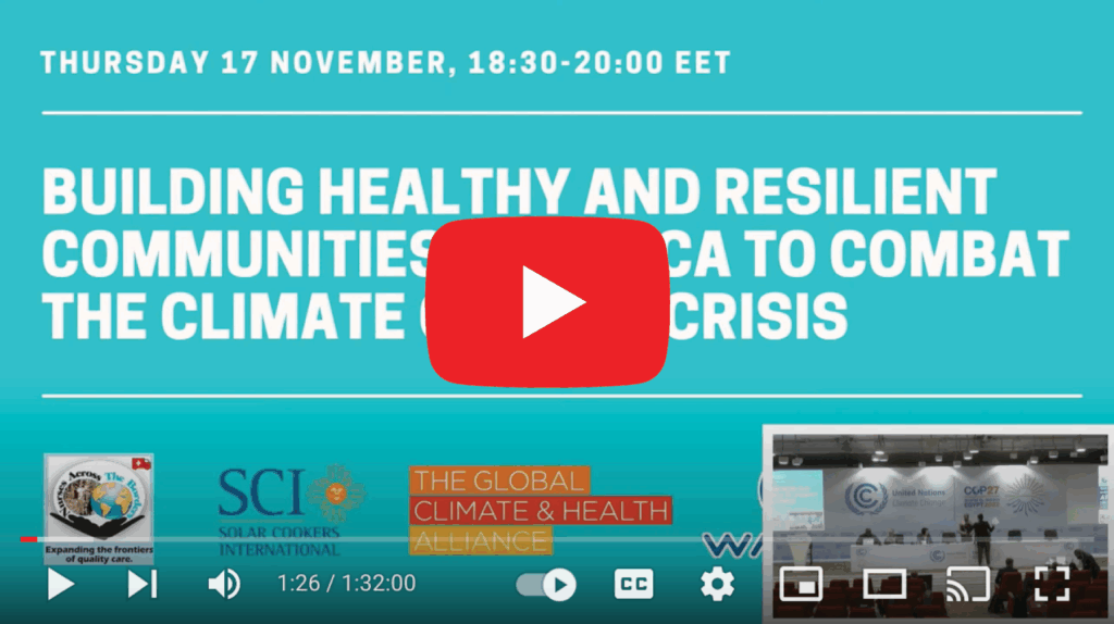 Building resilient communities in Africa through solar cooking and climate-friendly solutions at COP27