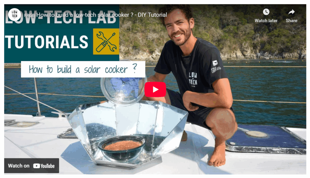 How to build a low-tech solar cooker with Low-tech Lab