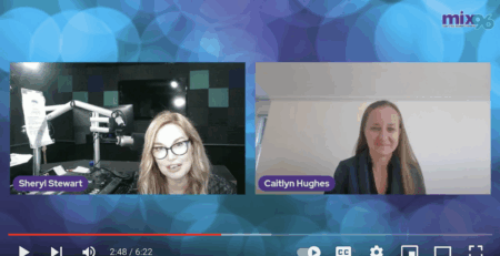 SCI Executive Director Caitlyn Hughes speaking on Sheryl's Good Deeds radio show about solar cooking