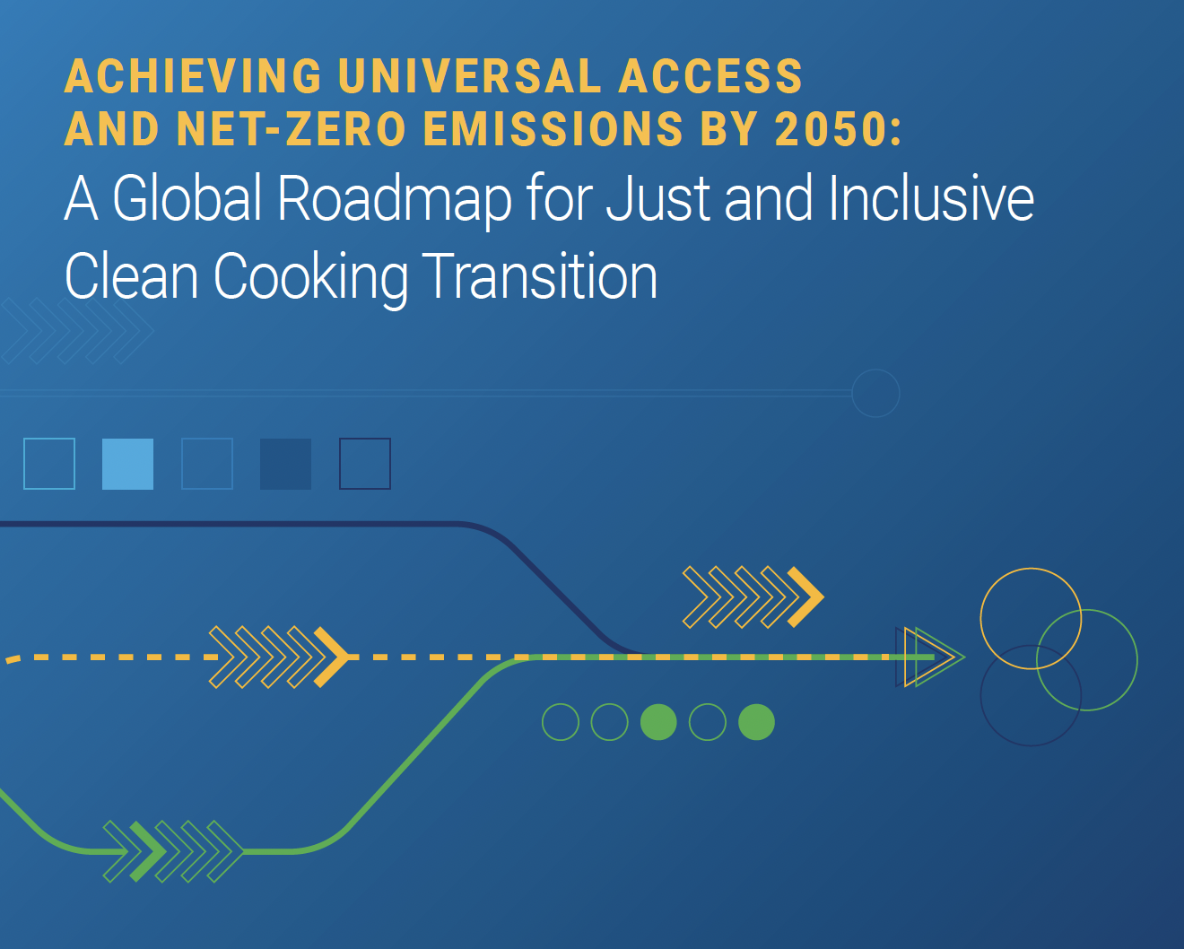 Infographic highlighting the role of solar cooking in achieving clean energy access and net-zero emissions by 2050