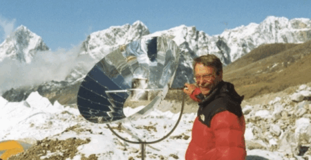 Portrait of Allart Ligtenberg, longtime solar cooking advocate and supporter of Solar Cookers International