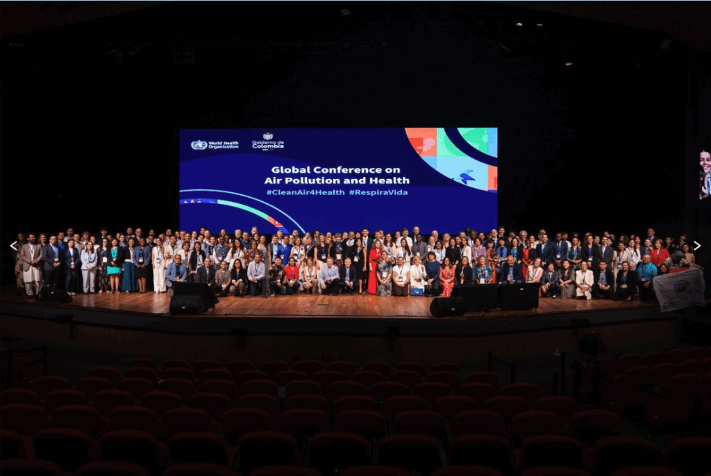 Participants at the WHO Second Global Conference on Air Pollution and Health in Cartagena, Colombia