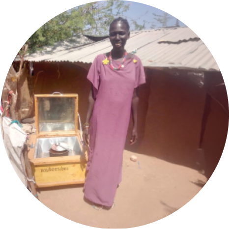 Using a solar cooker is simple and inexpensive.