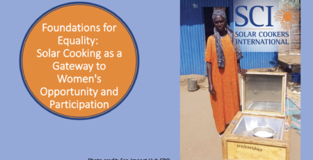 SCI webinar featuring international speakers discussing solar cooking and women’s empowerment at the UN CSW70 Forum
