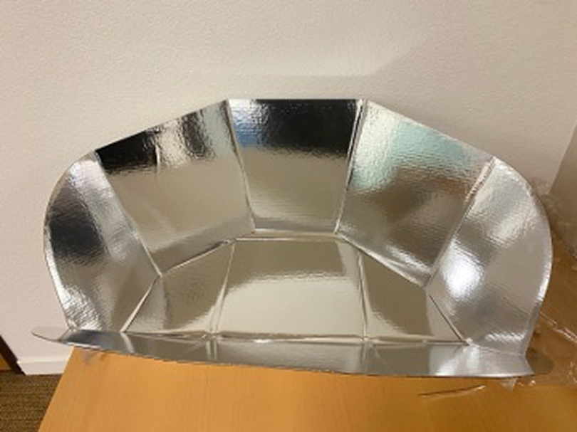Portable solar cooker designed for home and emergency use